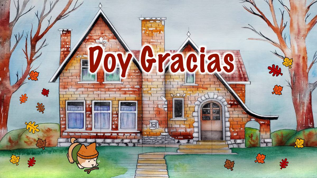 An educational teaching resource from Mi Camino Spanish entitled ¡Doy Gracias! (Thanksgiving Spanish Short Story) Animated PPT Presentation! downloadable at Teach Simple.