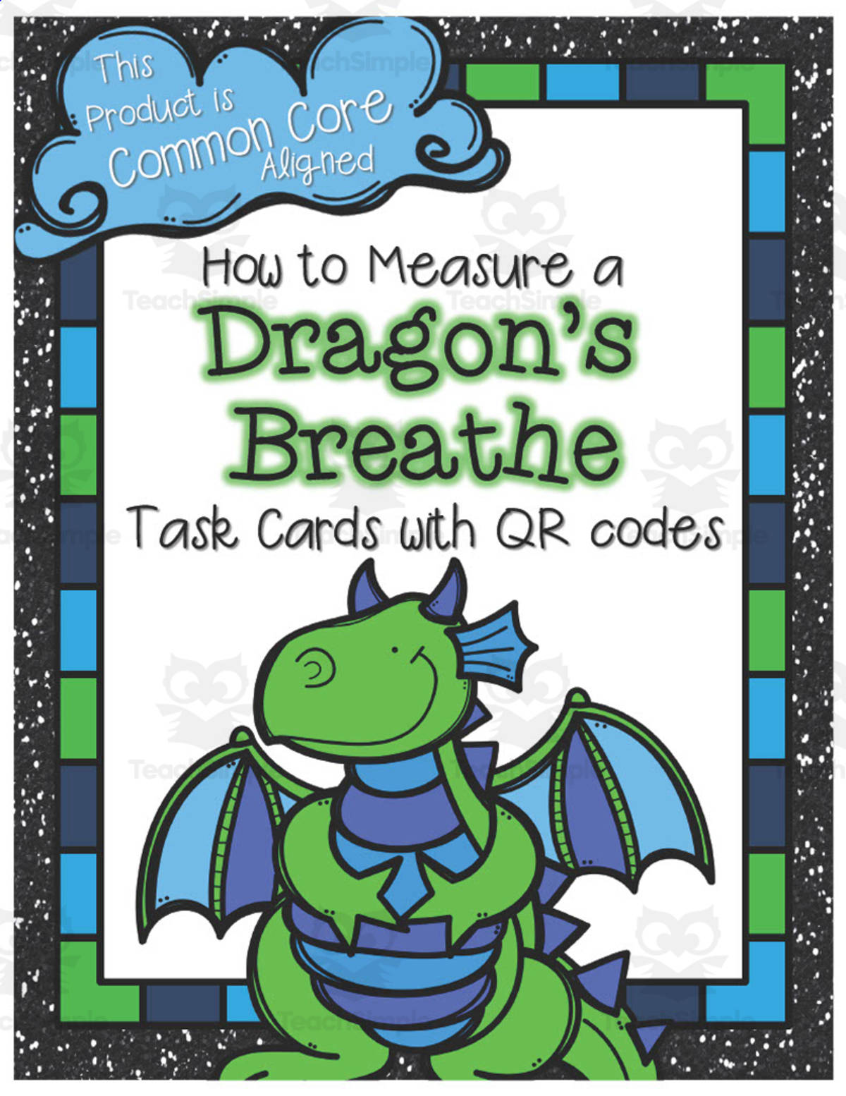 An educational teaching resource from Our Strange Class entitled Dragon Measurement Task Cards downloadable at Teach Simple.
