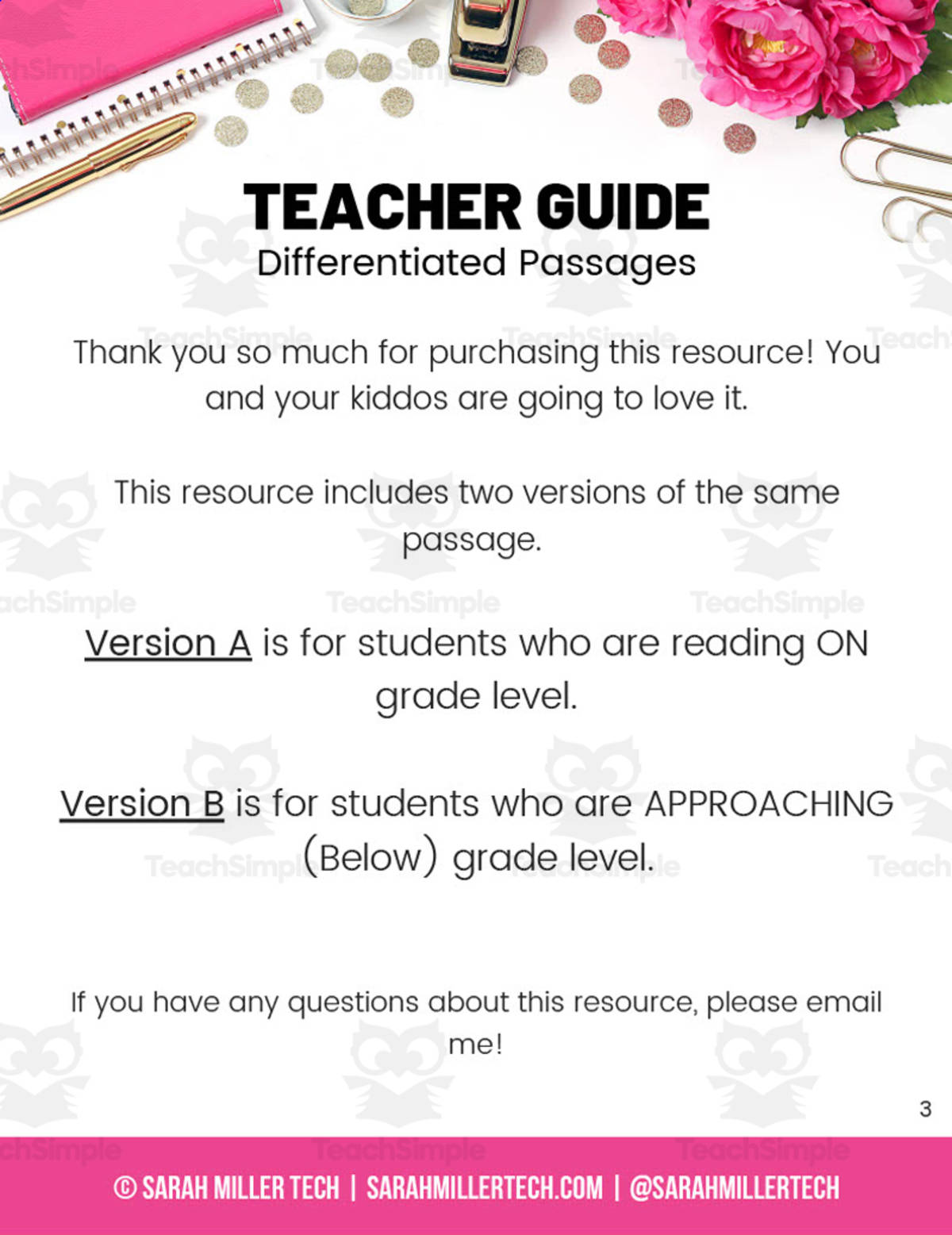 An educational teaching resource from Sarah Miller Tech entitled Due Process of the Law Reading Packet downloadable at Teach Simple.