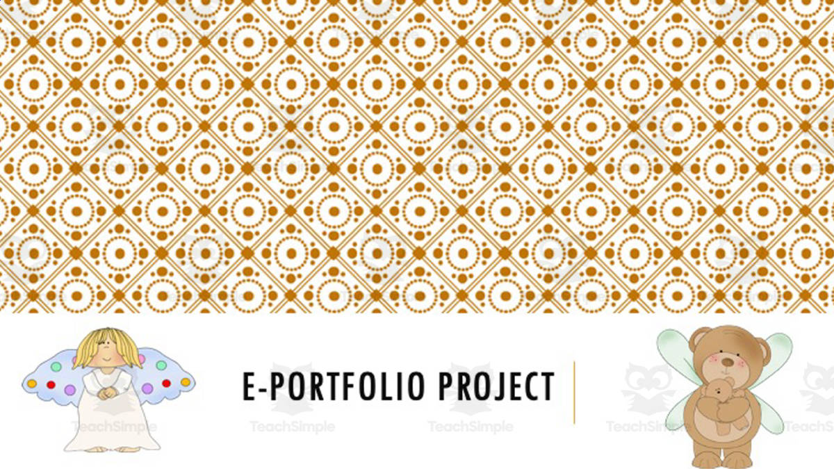 An educational teaching resource from Golden Promise entitled e-Portfolio Project downloadable at Teach Simple.