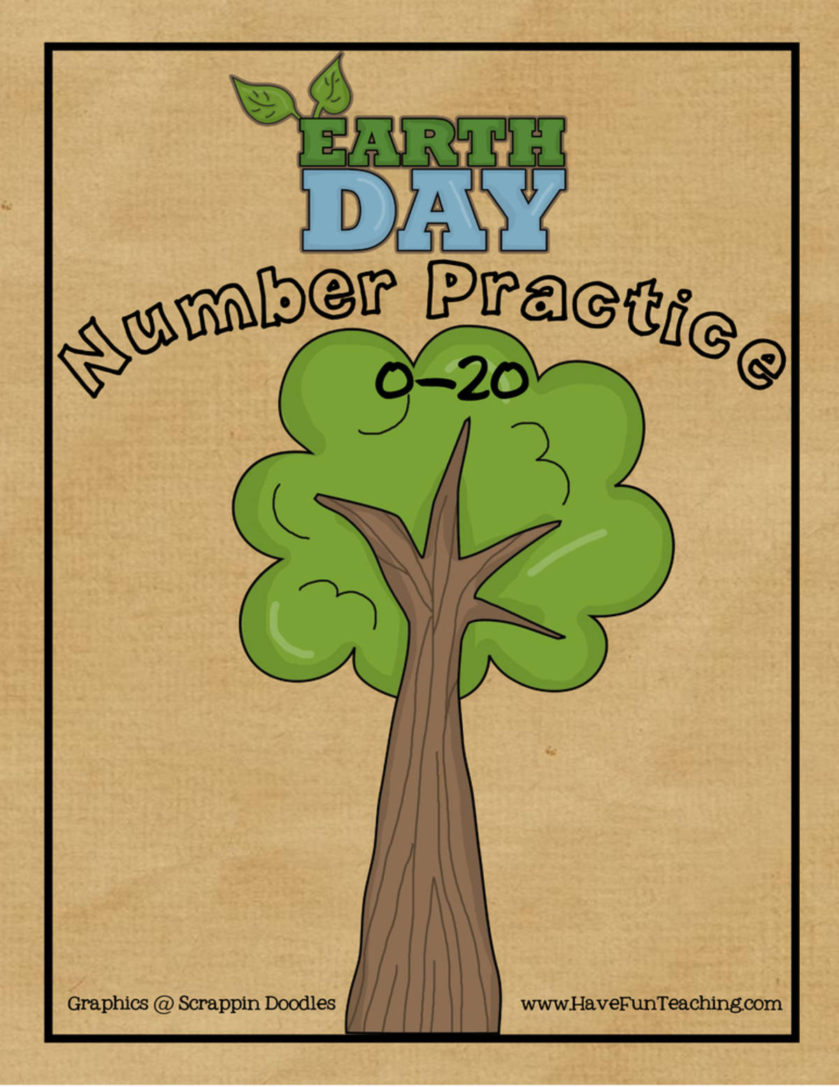 An educational teaching resource from Have Fun Teaching entitled Earth Day Numbers Activity downloadable at Teach Simple.