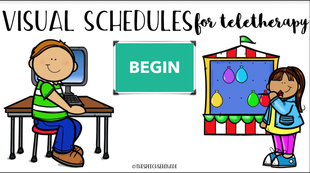 An educational teaching resource from Intrepid Speech Therapy Materials entitled EDITABLE Digital Visual Schedules with Tokens - Balloons and Games downloadable at Teach Simple.