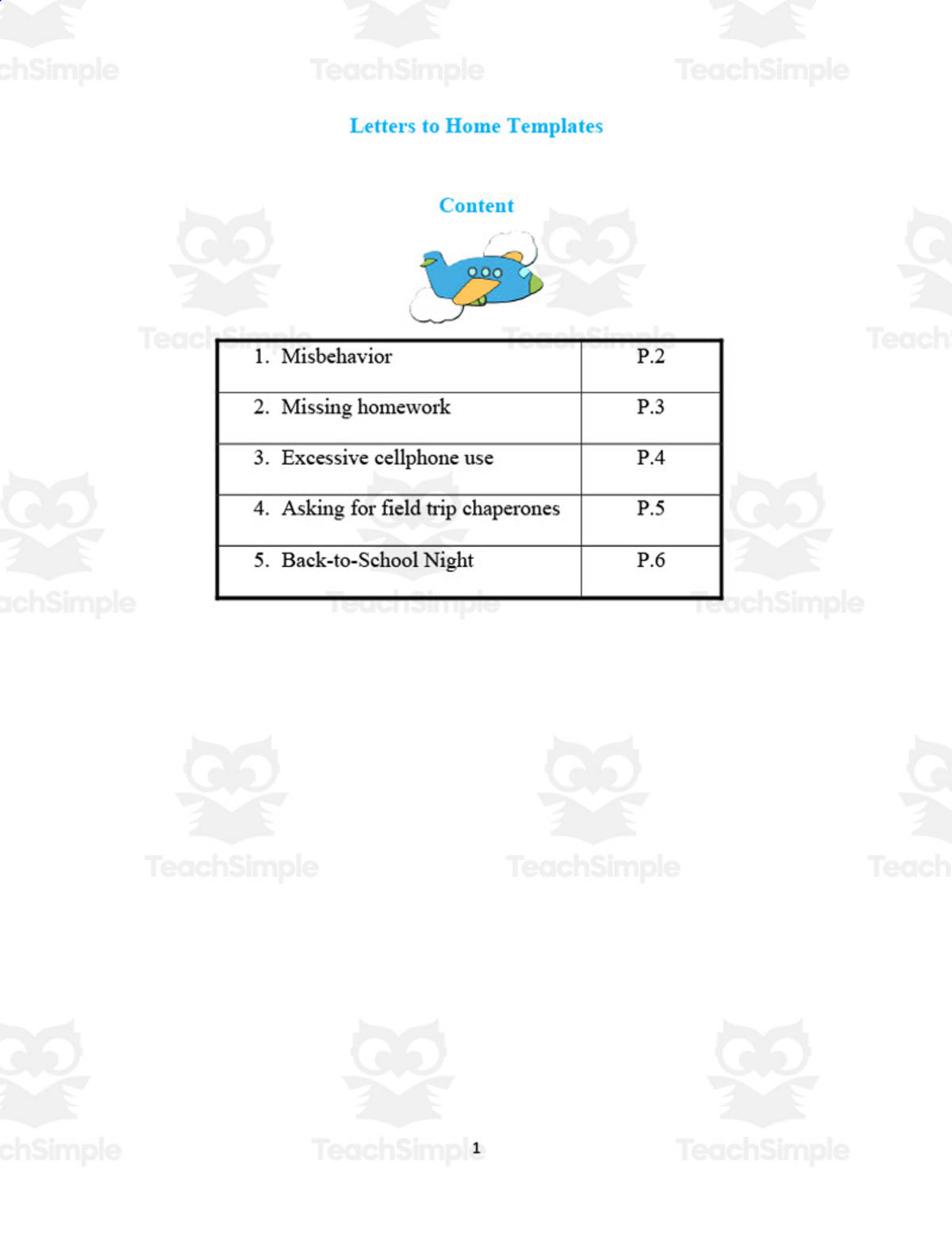 An educational teaching resource from Golden Promise entitled Editable Letters to Home Templates downloadable at Teach Simple.