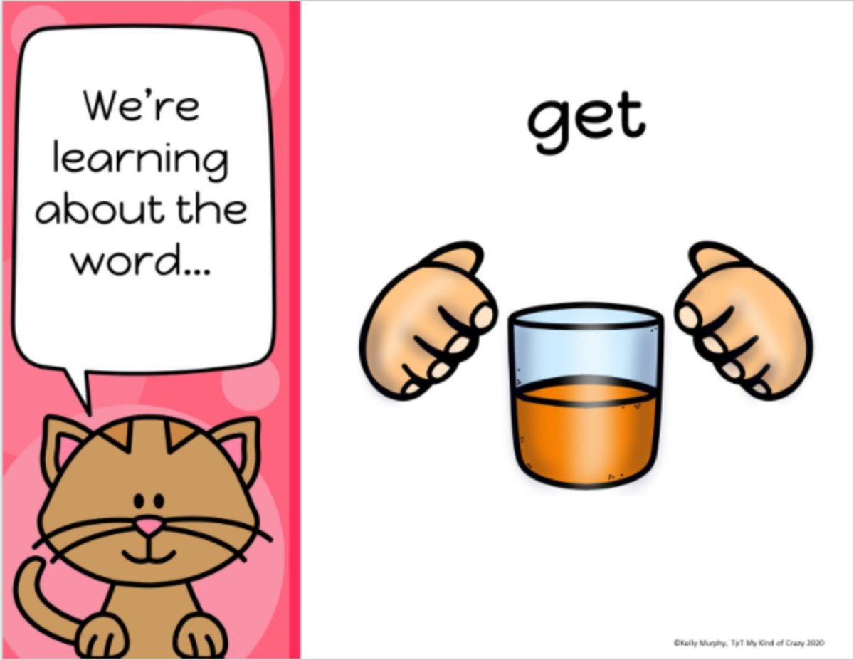 An educational teaching resource from My Kind of Crazy entitled Edmark Level 1 Set O - Slide Deck for Special Ed downloadable at Teach Simple.