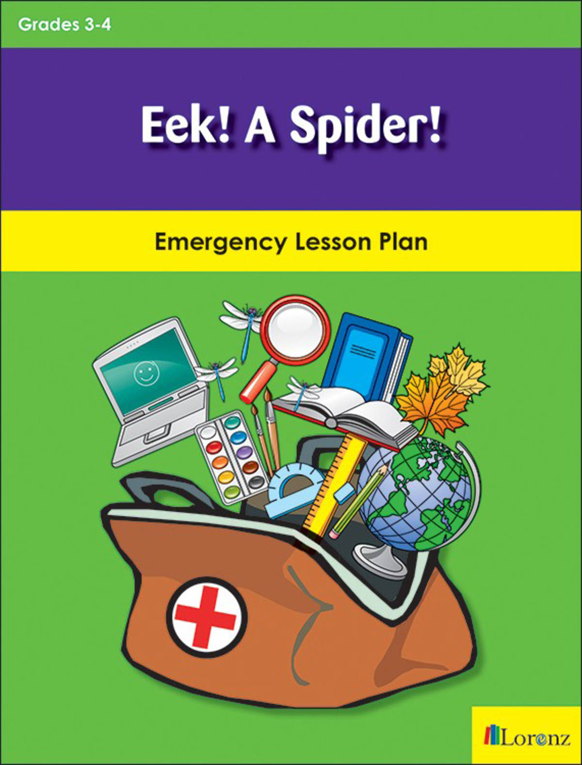 An educational teaching resource from Classroom Complete Press entitled Eek! A Spider!: Emergency Lesson Plan downloadable at Teach Simple.