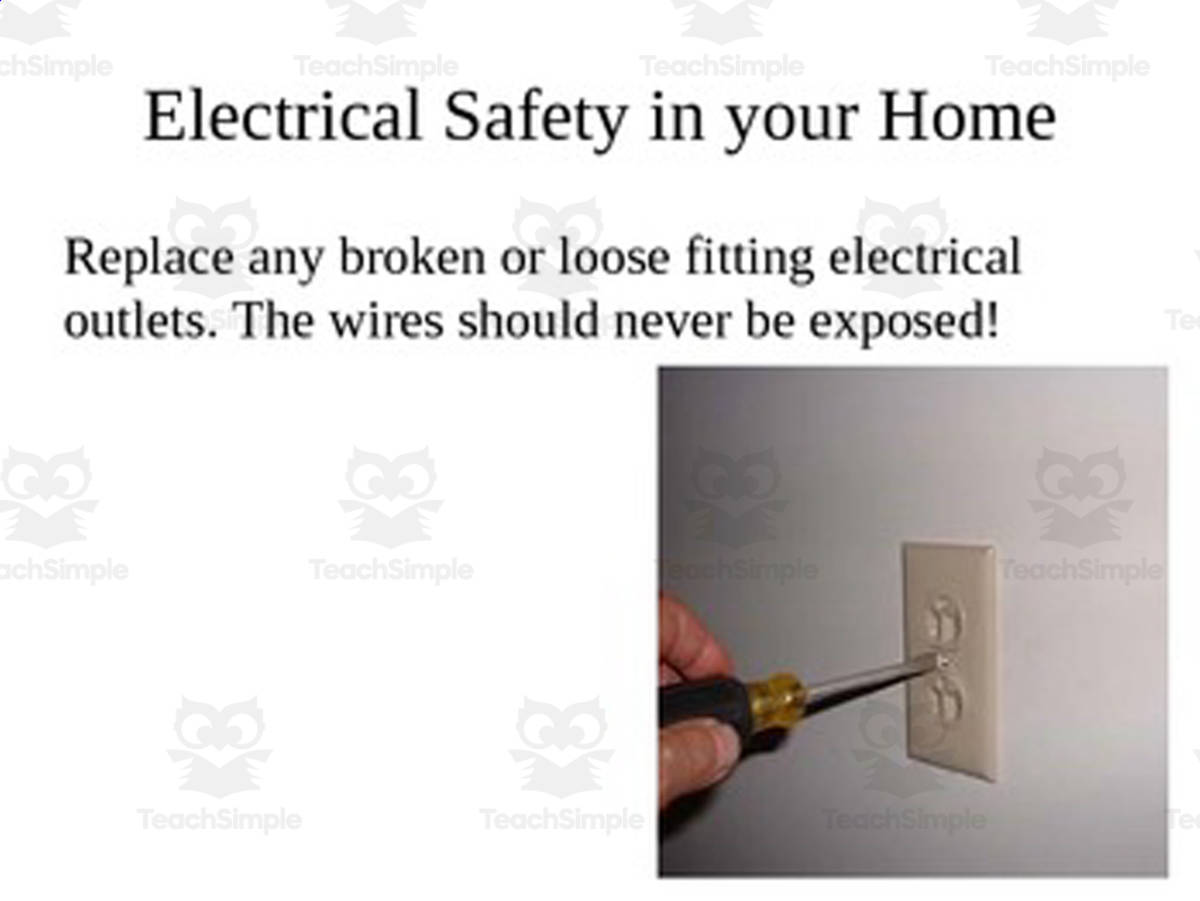 An educational teaching resource from Easy As ABC entitled Electrical Safety lesson: Quiz for lesson also available! downloadable at Teach Simple.