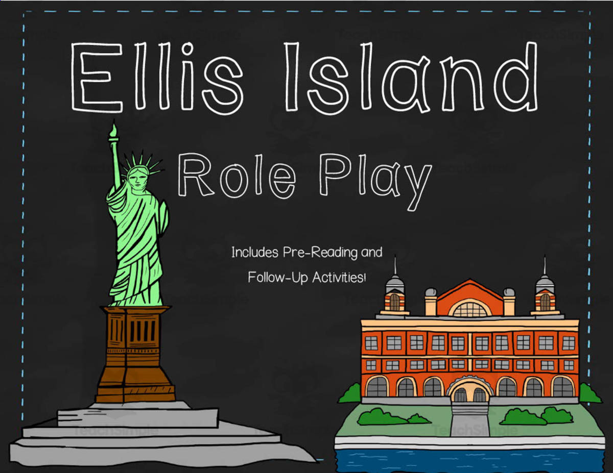 An educational teaching resource from Katie Maurice entitled Ellis Island Role Play downloadable at Teach Simple.