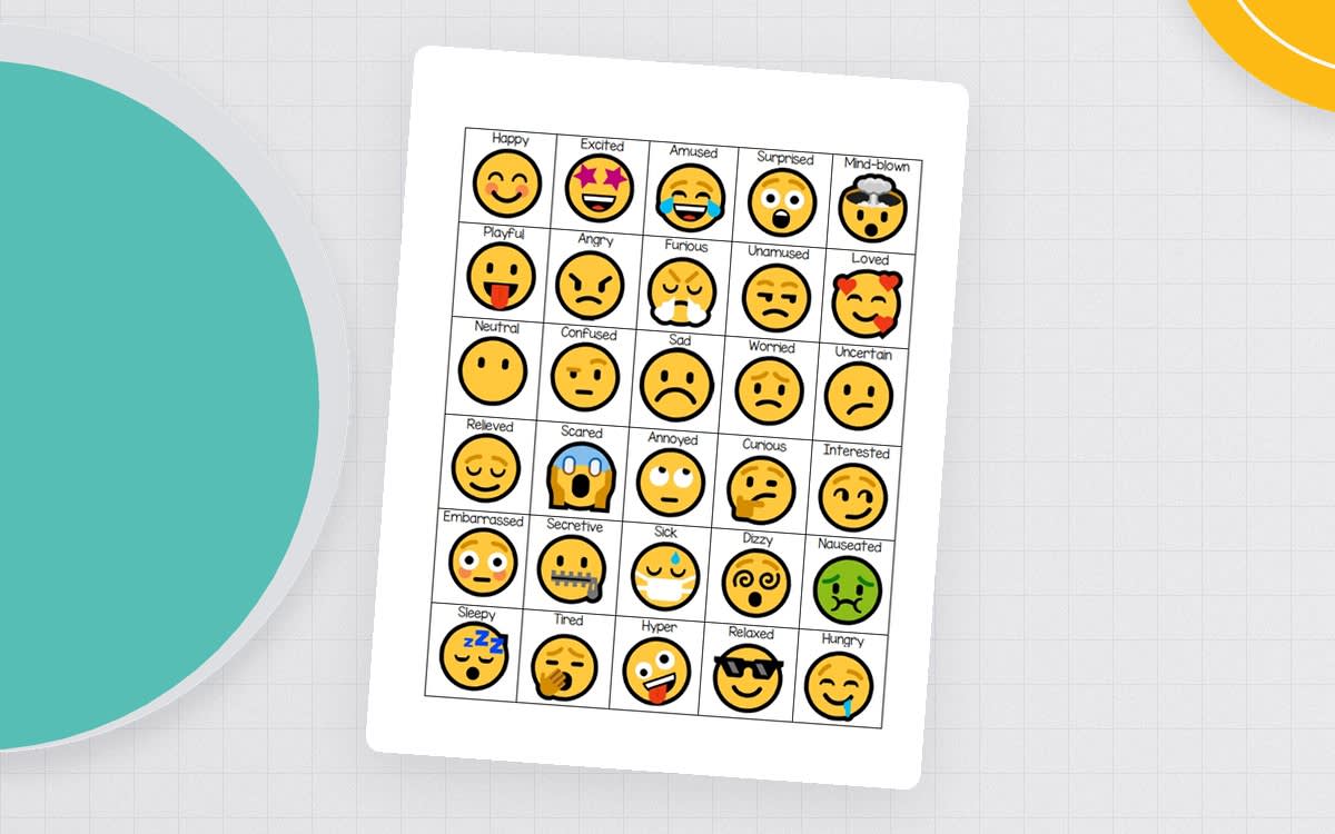 An educational teaching resource from Brave Education entitled Emoji Bingo Cards – Emotions Game for Class downloadable at Teach Simple.