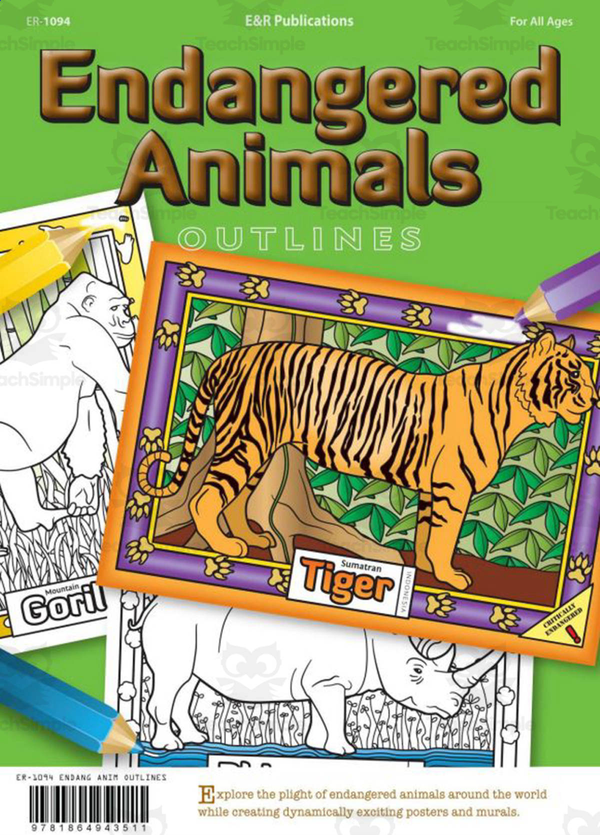 An educational teaching resource from E & R Publications entitled Endangered Animals of the World downloadable at Teach Simple.