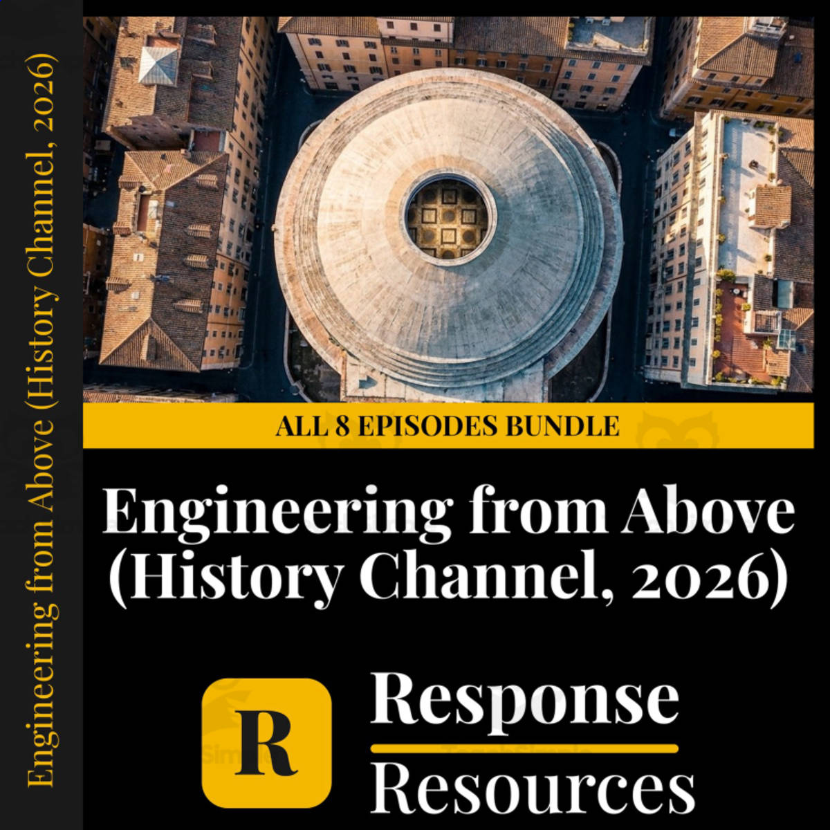 Engineering from Above All 8 Episodes Bundle Worksheets + Google Forms preview