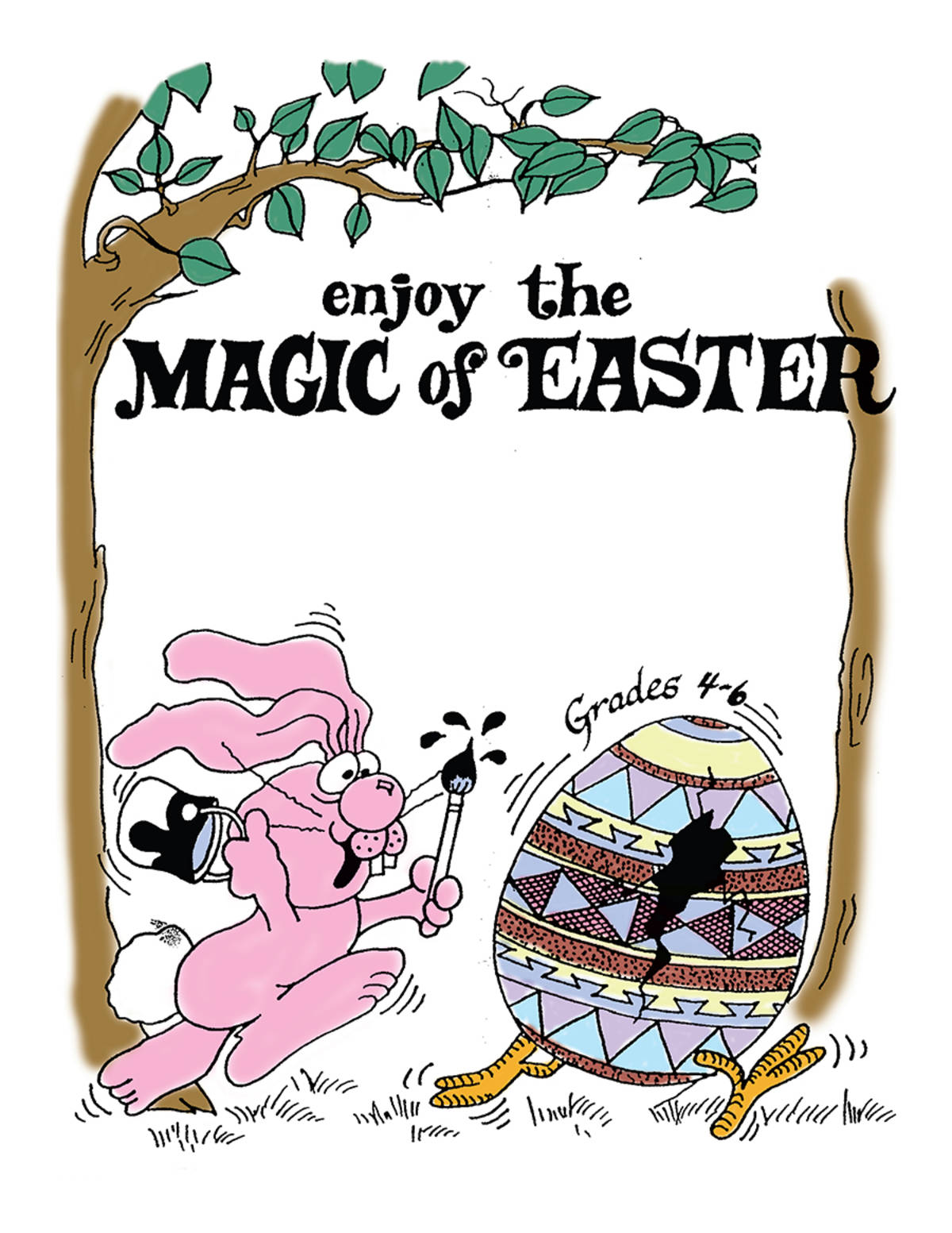 An educational teaching resource from Classroom Complete Press entitled ENJOY THE MAGIC OF EASTER Gr. 4-6 downloadable at Teach Simple.