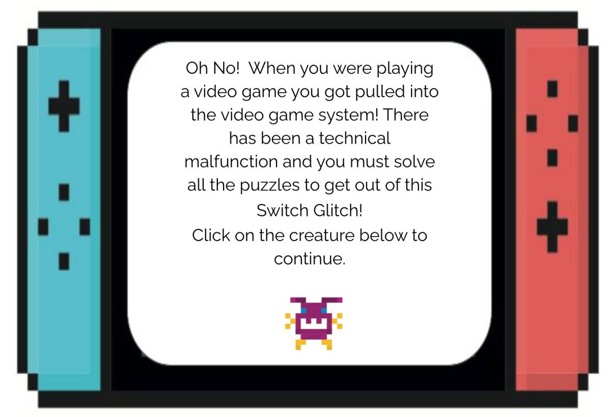 An educational teaching resource from Jennifer Moyer Taylor entitled Escape The Switch Glitch! Boom Deck downloadable at Teach Simple.