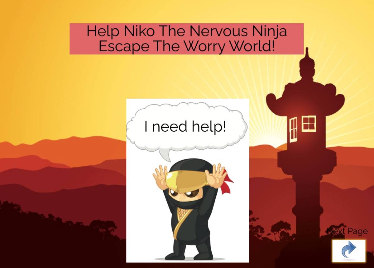 An educational teaching resource from Jennifer Moyer Taylor entitled Escape The Worry World-An SEL Boom Card Deck downloadable at Teach Simple.
