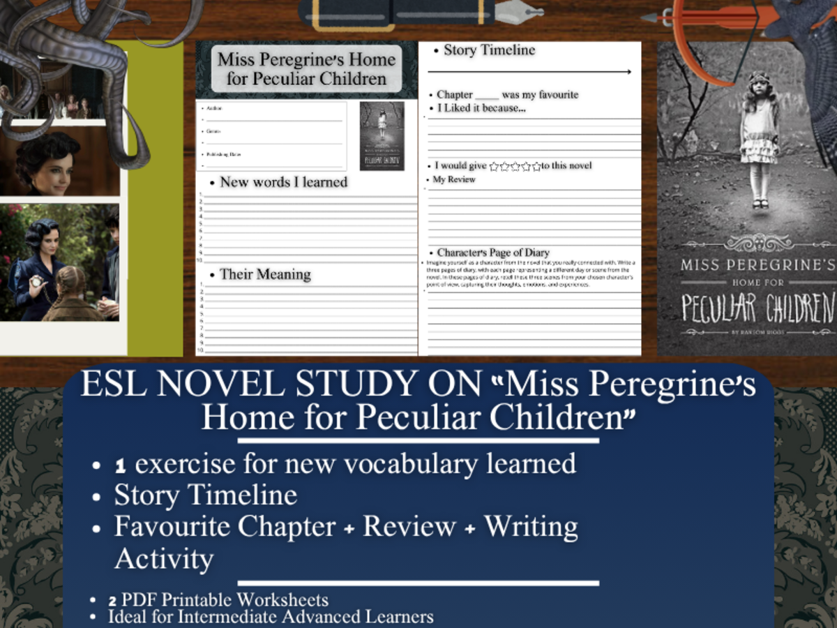 ESL Novel Study - Miss Peregrine's Home for Peculiar Children preview