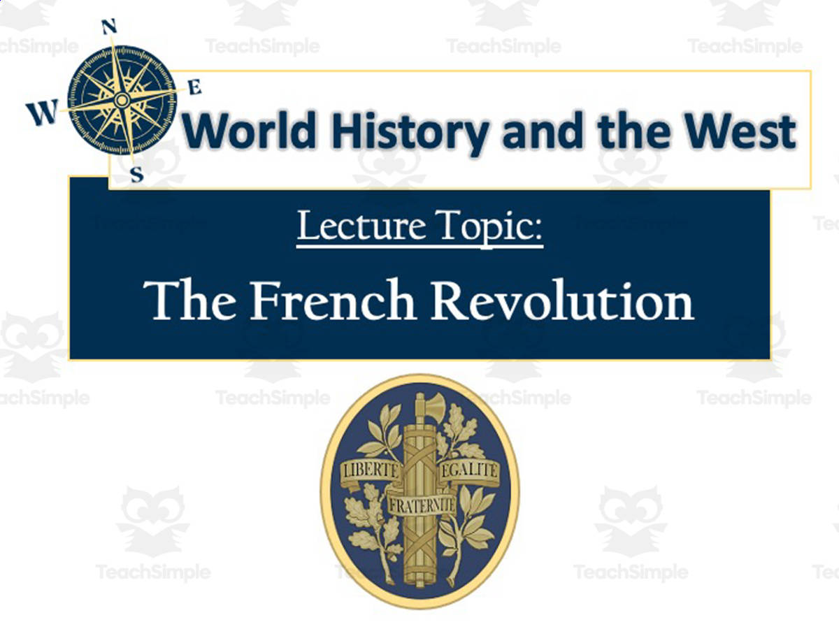 An educational teaching resource from Creating History entitled European History: French Revolution Learning Bundle. downloadable at Teach Simple.