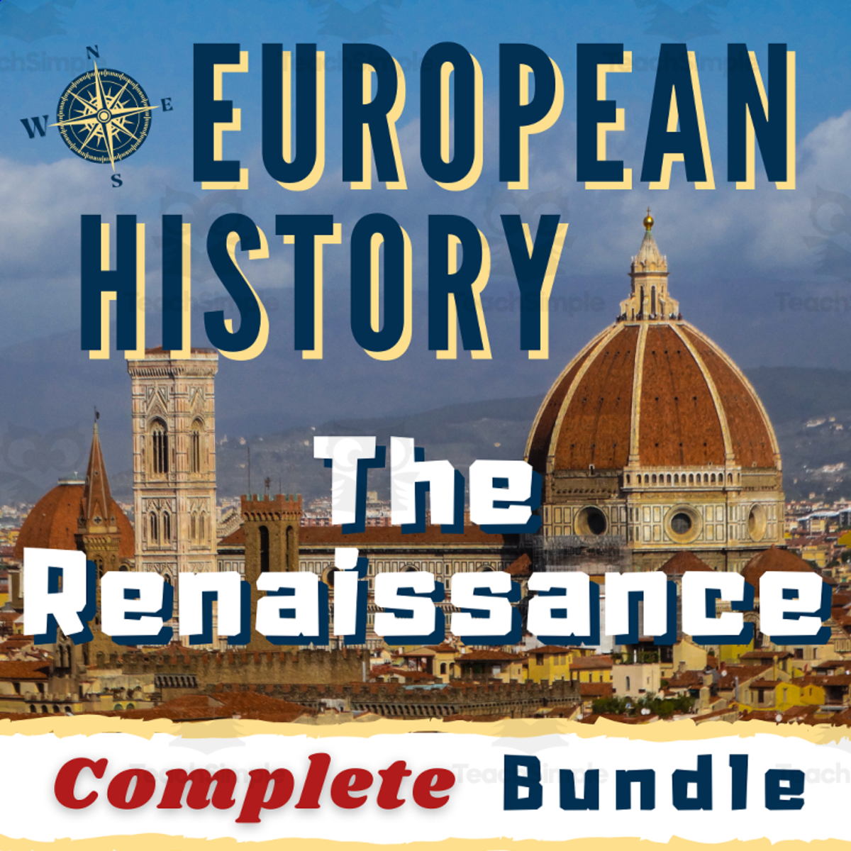 An educational teaching resource from Creating History entitled European History: The Renaissance Learning Bundle downloadable at Teach Simple.
