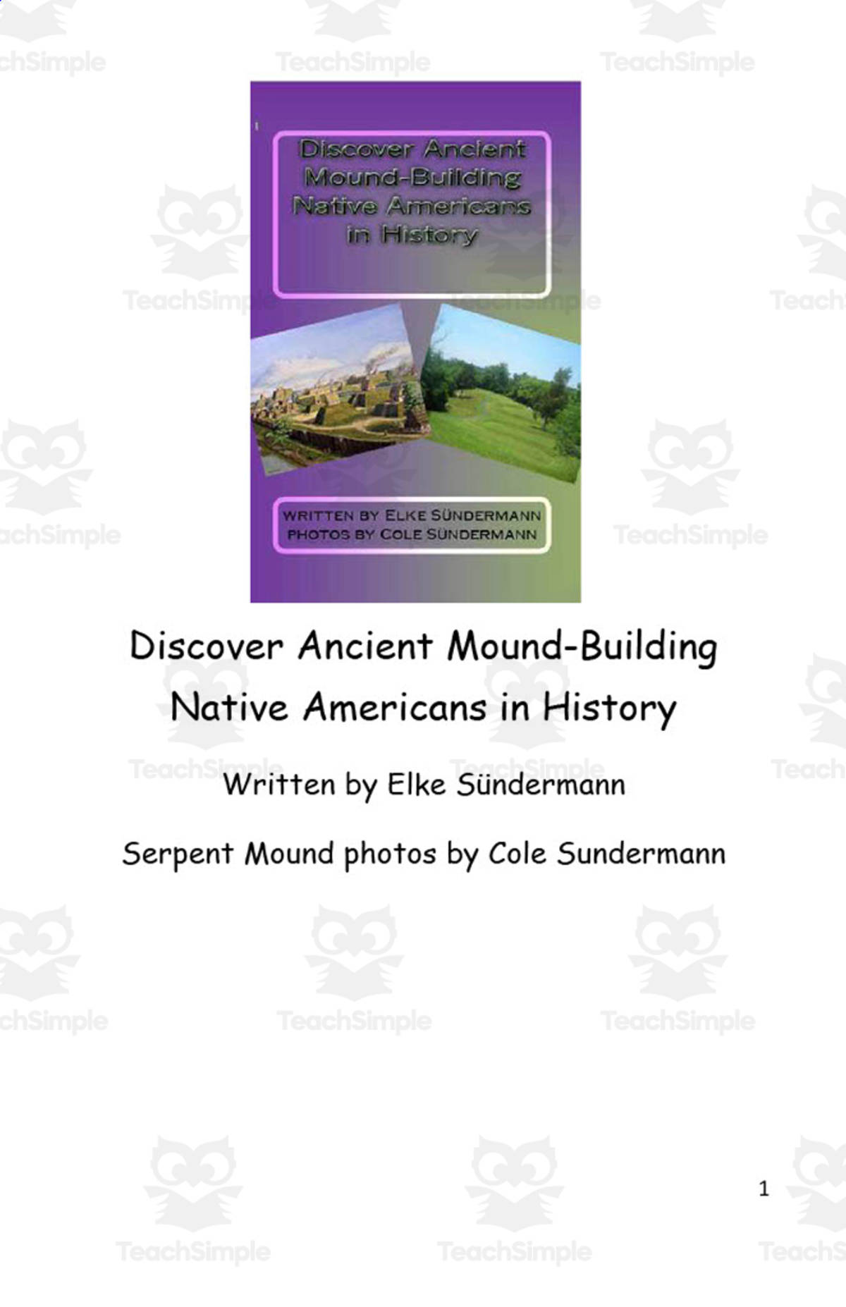An educational teaching resource from Anyone Can Learn entitled Explore More About Mound Building Tribes | History eBook downloadable at Teach Simple.