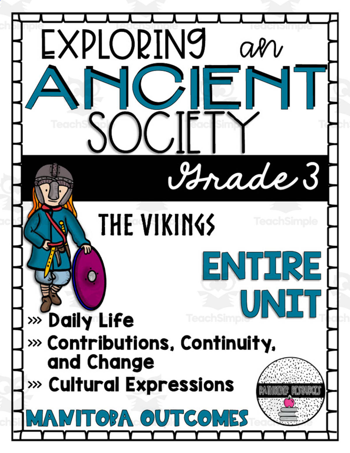 An educational teaching resource from Rathgeber Resources entitled Exploring an Ancient Society Unit downloadable at Teach Simple.