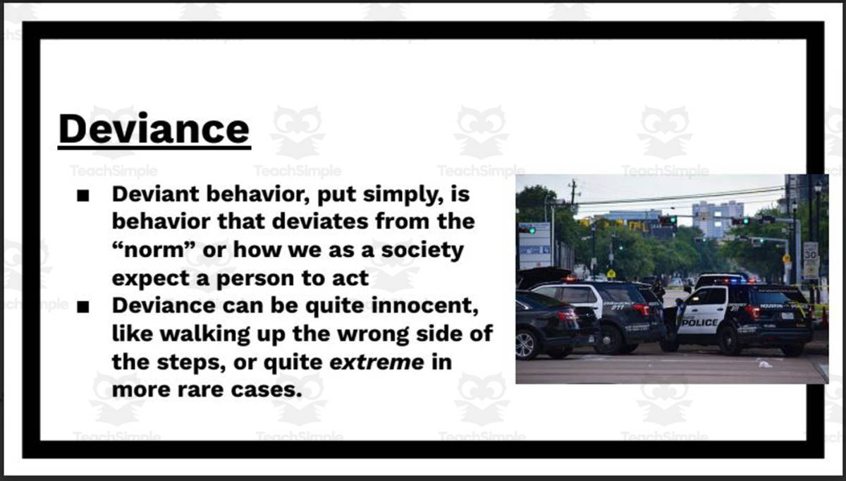 An educational teaching resource from Ed Dynamic entitled Extreme Deviance: Serial Killers (Class slides, guided notes, and project) downloadable at Teach Simple.