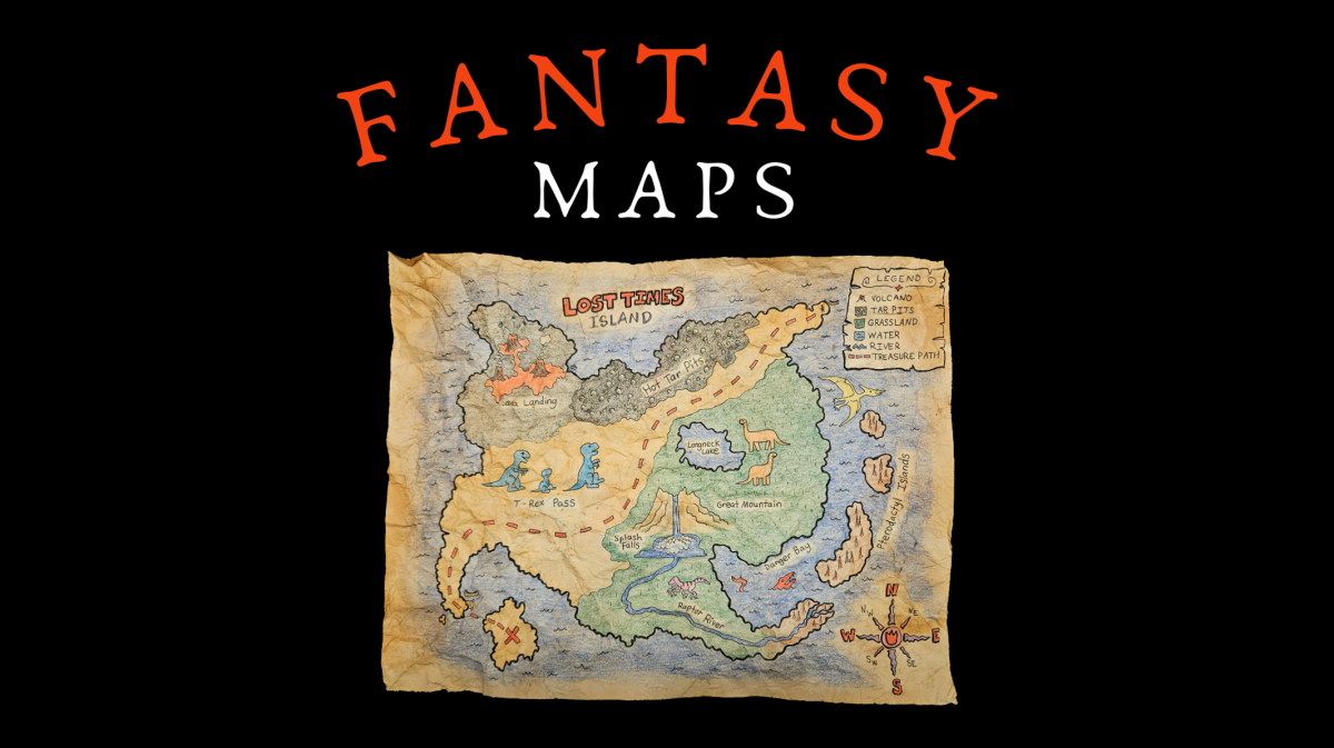 An educational teaching resource from The Art Ninja entitled Fantasy Maps - Art Project & Presentation downloadable at Teach Simple.