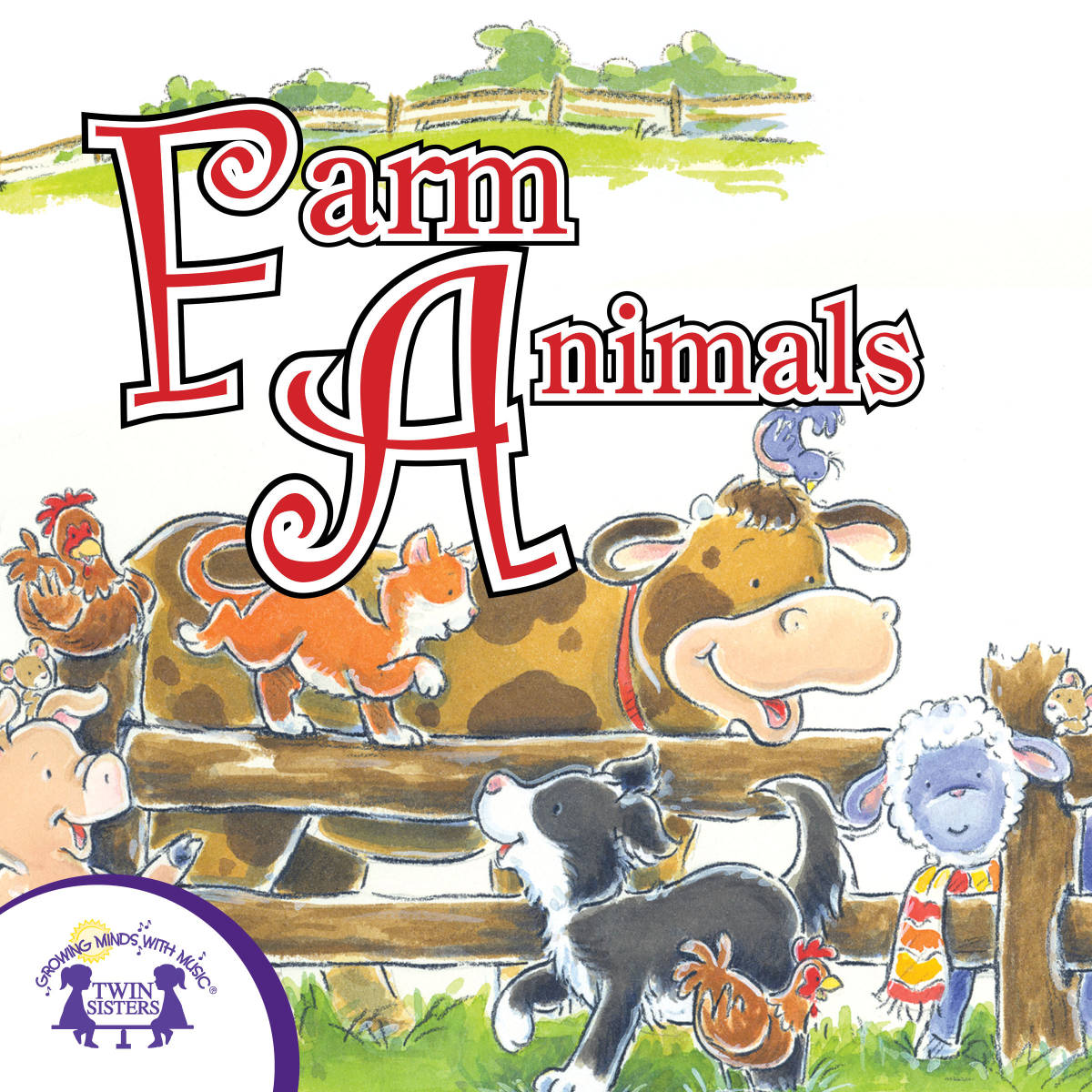 An educational teaching resource from Twin Sisters Digital Media entitled Farm Animals Learning Songs downloadable at Teach Simple.