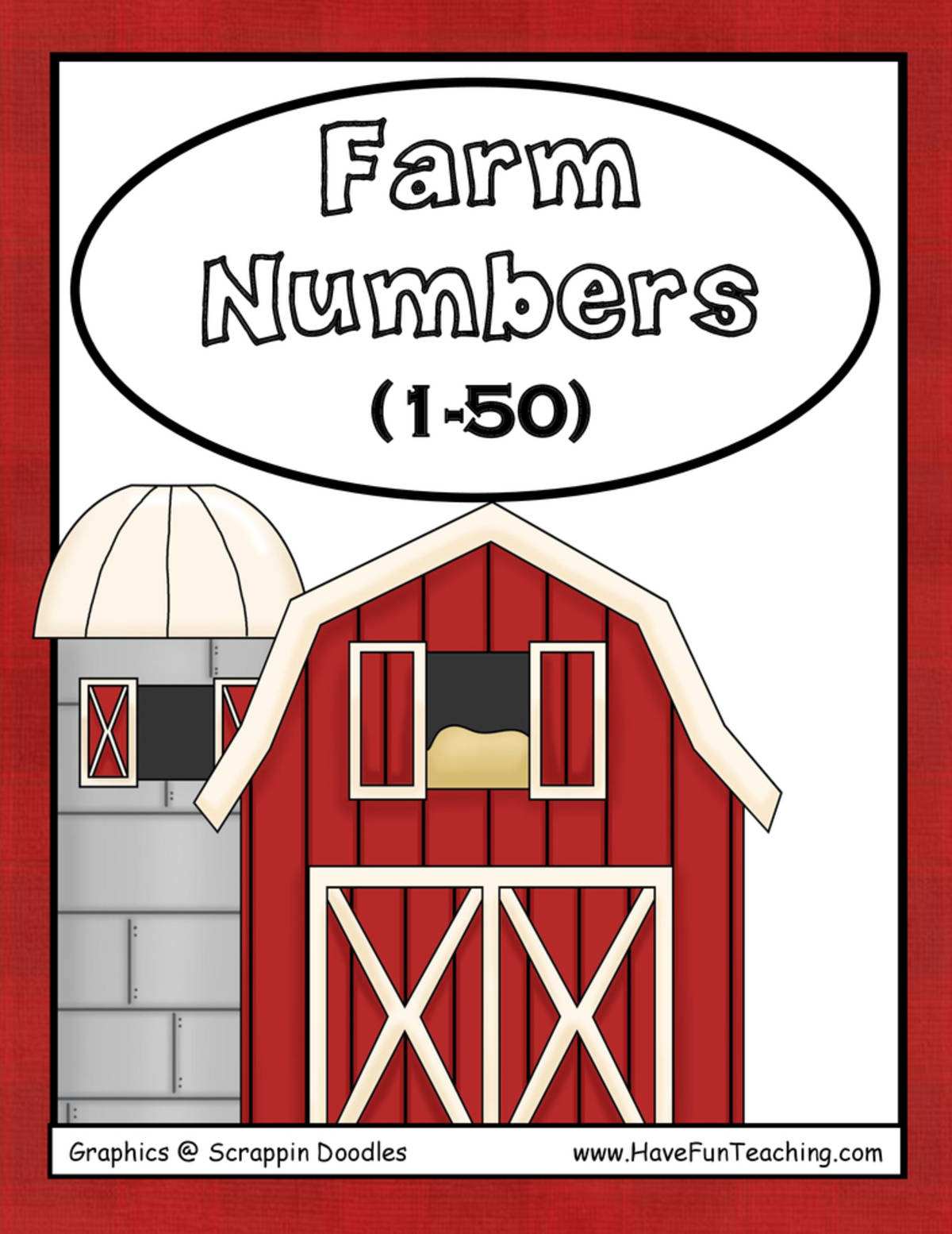 An educational teaching resource from Have Fun Teaching entitled Farm Numbers Activity downloadable at Teach Simple.