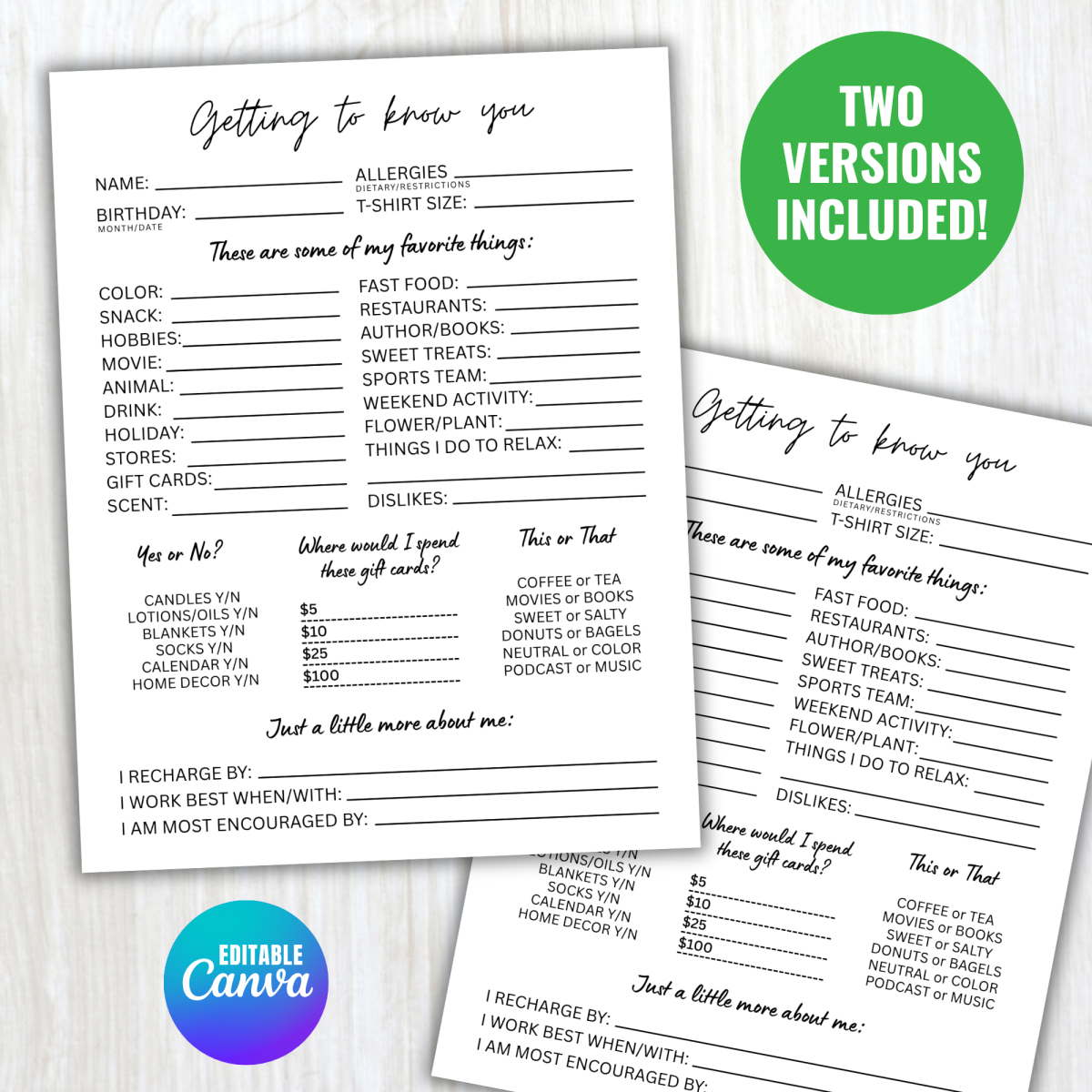 An educational teaching resource from screenzro entitled Favorite Things Questionnaire, Teacher All About Me, Back to School downloadable at Teach Simple.