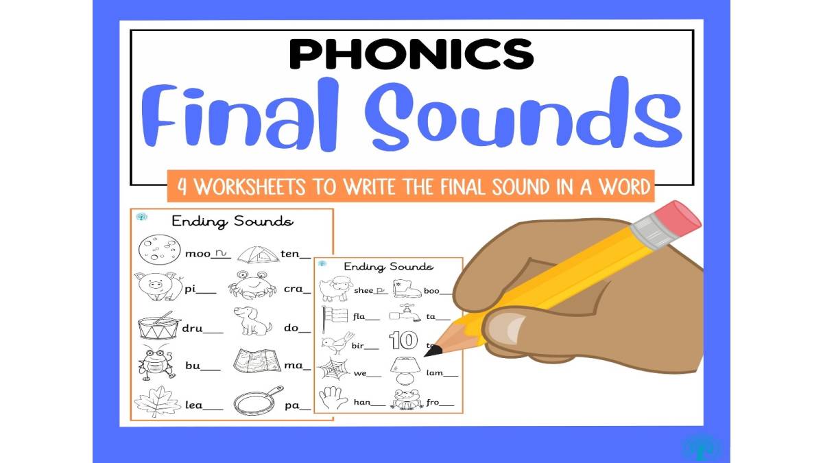 An educational teaching resource from SEN Resource Source entitled Finding Final Sounds in Words downloadable at Teach Simple.