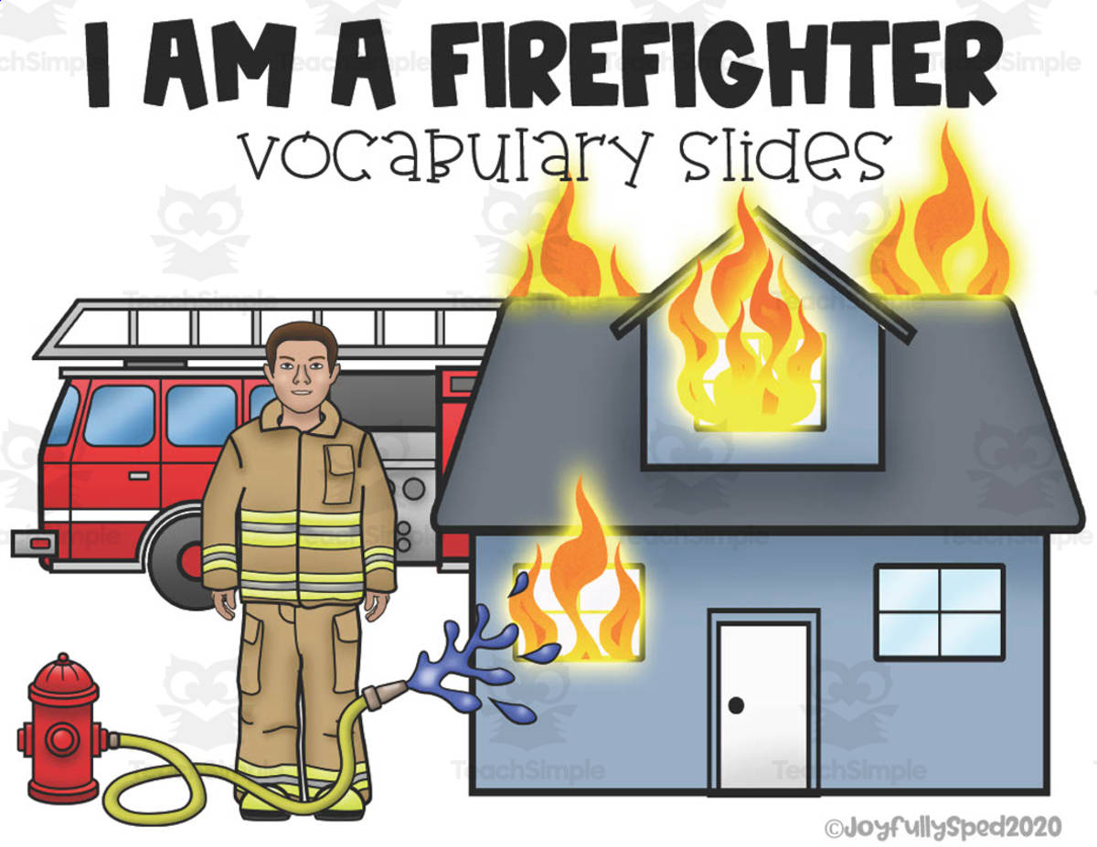 An educational teaching resource from Rebecca Hurd entitled Firefighter Community Helper Pack downloadable at Teach Simple.