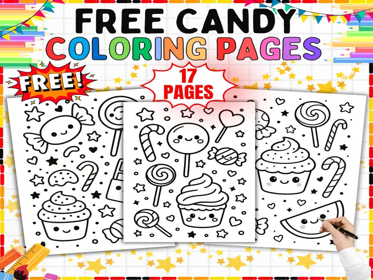 Food Coloring Pages - 17 Printable Coloring Sheets for Kids K-5 preview