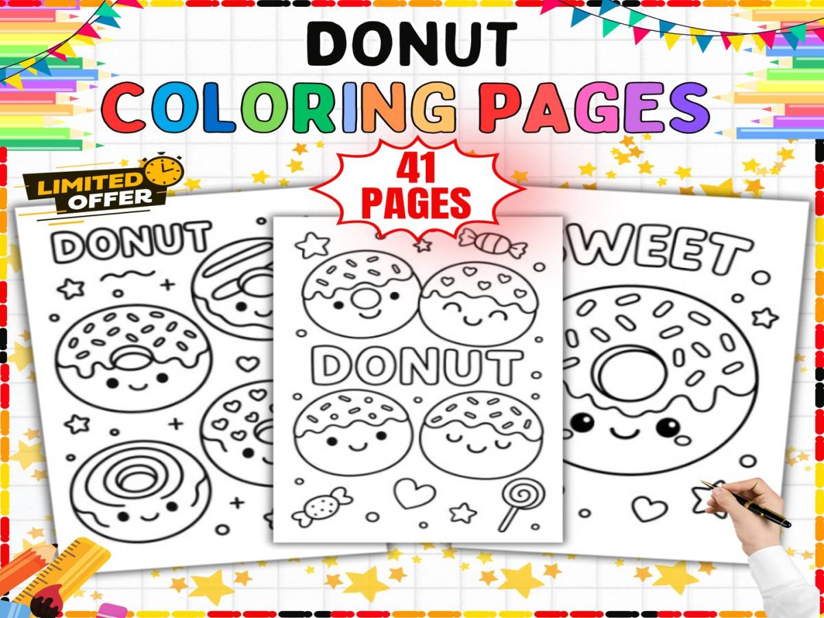 An educational teaching resource from from Tetcher to you entitled Food Coloring Pages - 41 Printable Coloring Sheets for Kids K-5 downloadable at Teach Simple.
