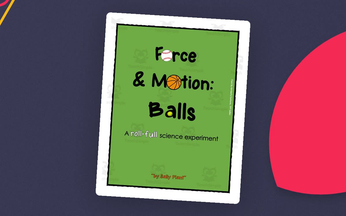 An educational teaching resource from At the Core entitled Force and Motion Science Experiment downloadable at Teach Simple.