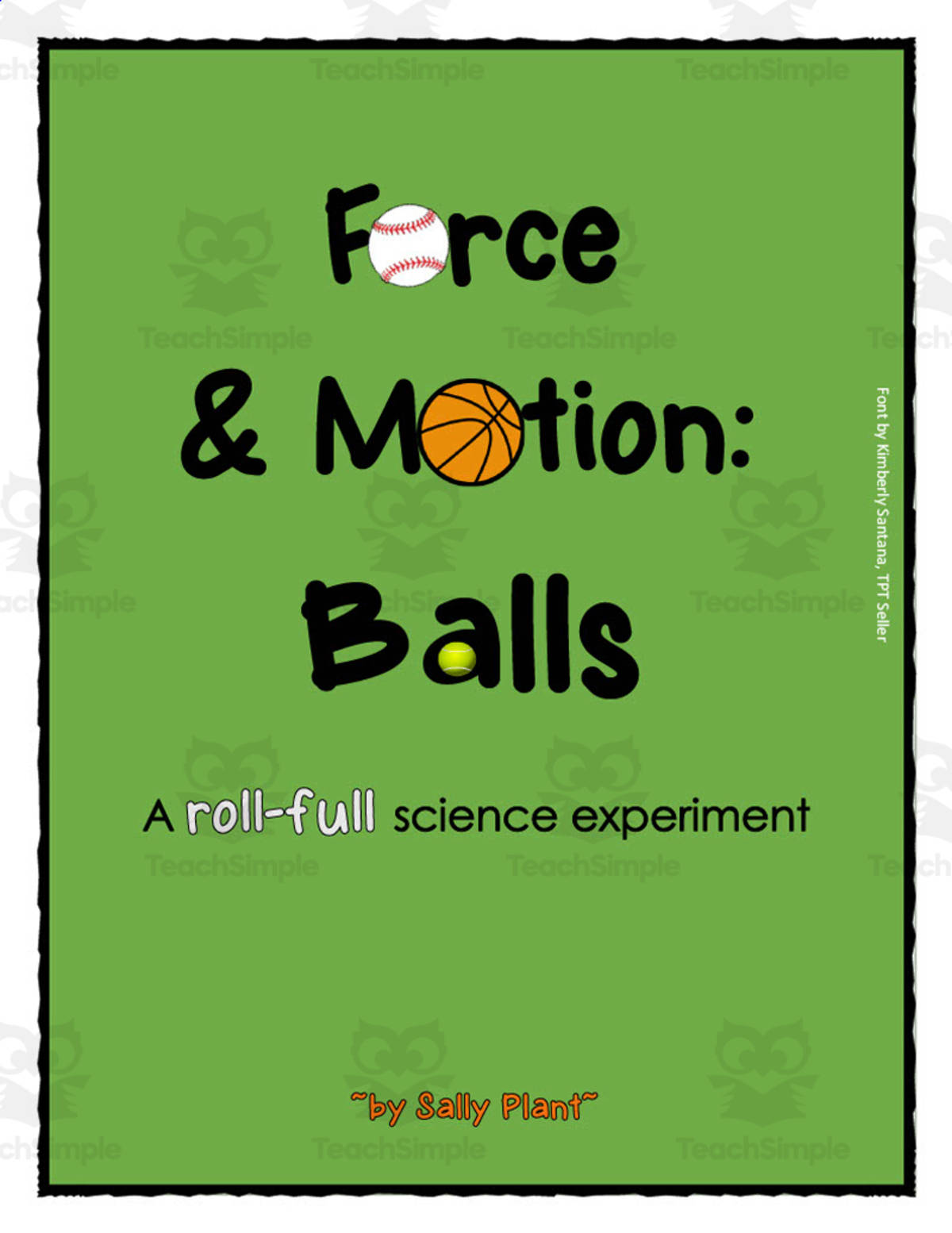 An educational teaching resource from At the Core entitled Force and Motion Science Experiment downloadable at Teach Simple.