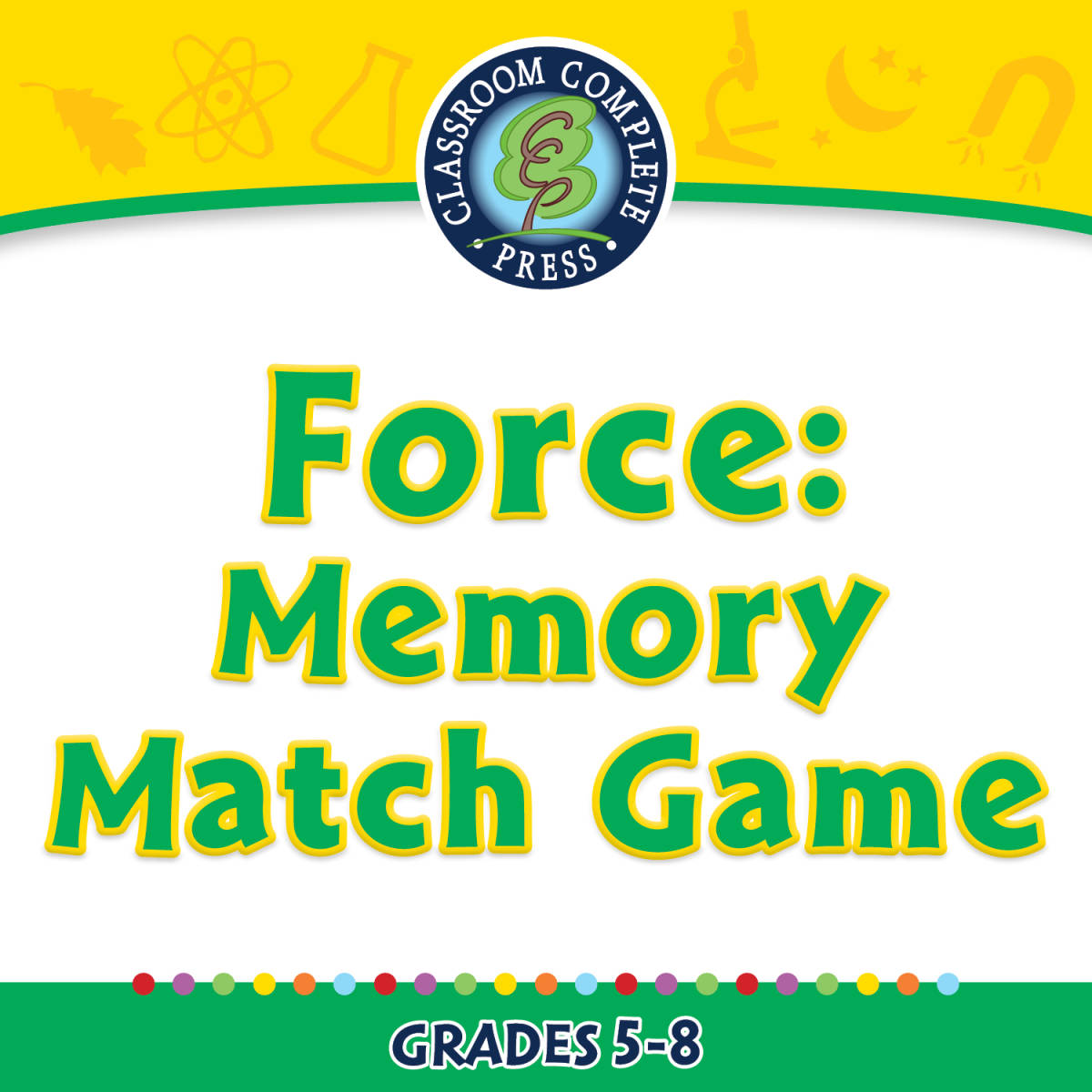 An educational teaching resource from Classroom Complete Press entitled Force: Memory Match Game - FLASH-MAC downloadable at Teach Simple.