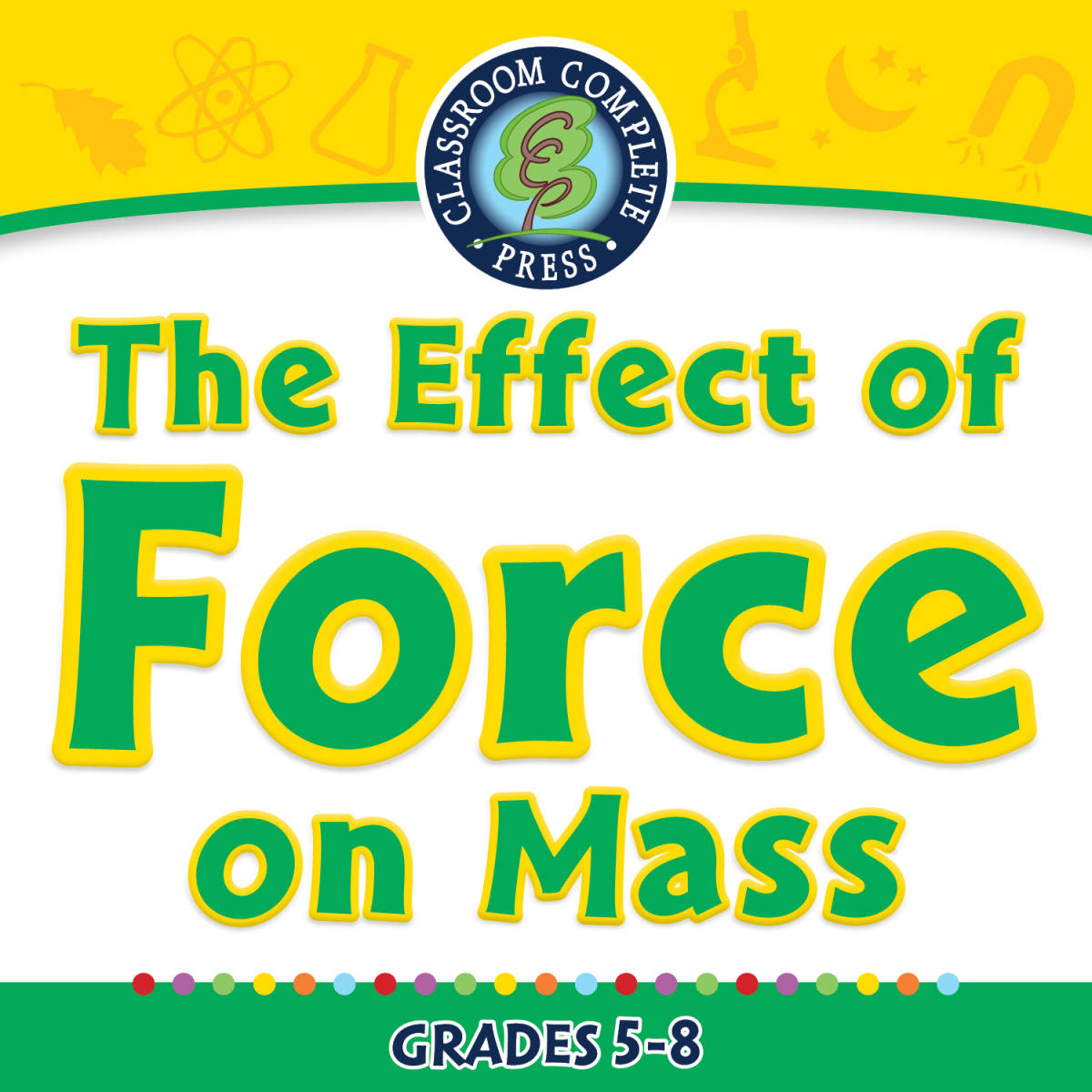 An educational teaching resource from Classroom Complete Press entitled Force: The Effect of Force on Mass - FLASH-MAC downloadable at Teach Simple.