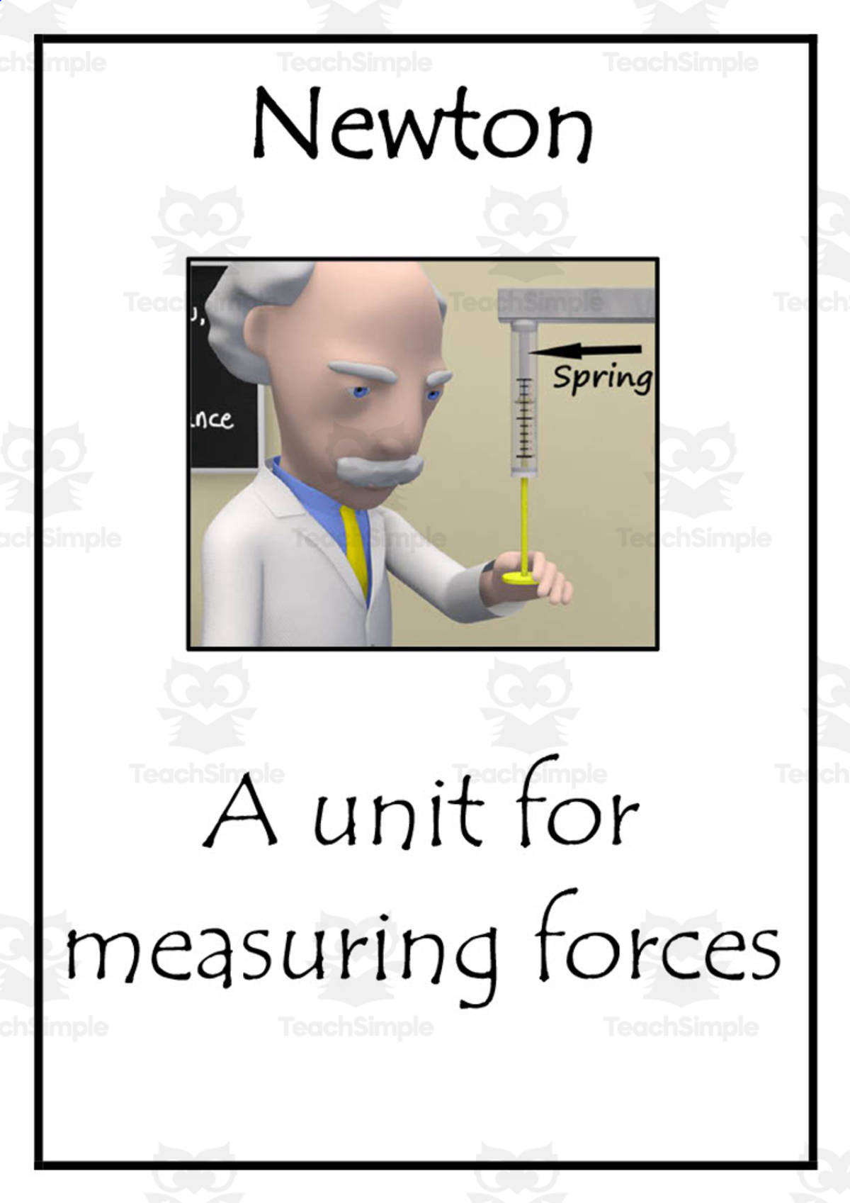 An educational teaching resource from Elementary Resources 4 U entitled Forces Picture Set downloadable at Teach Simple.