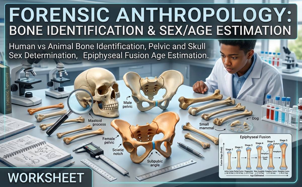 Forensic Anthropology Bone Identification & SexAge Estimation preview