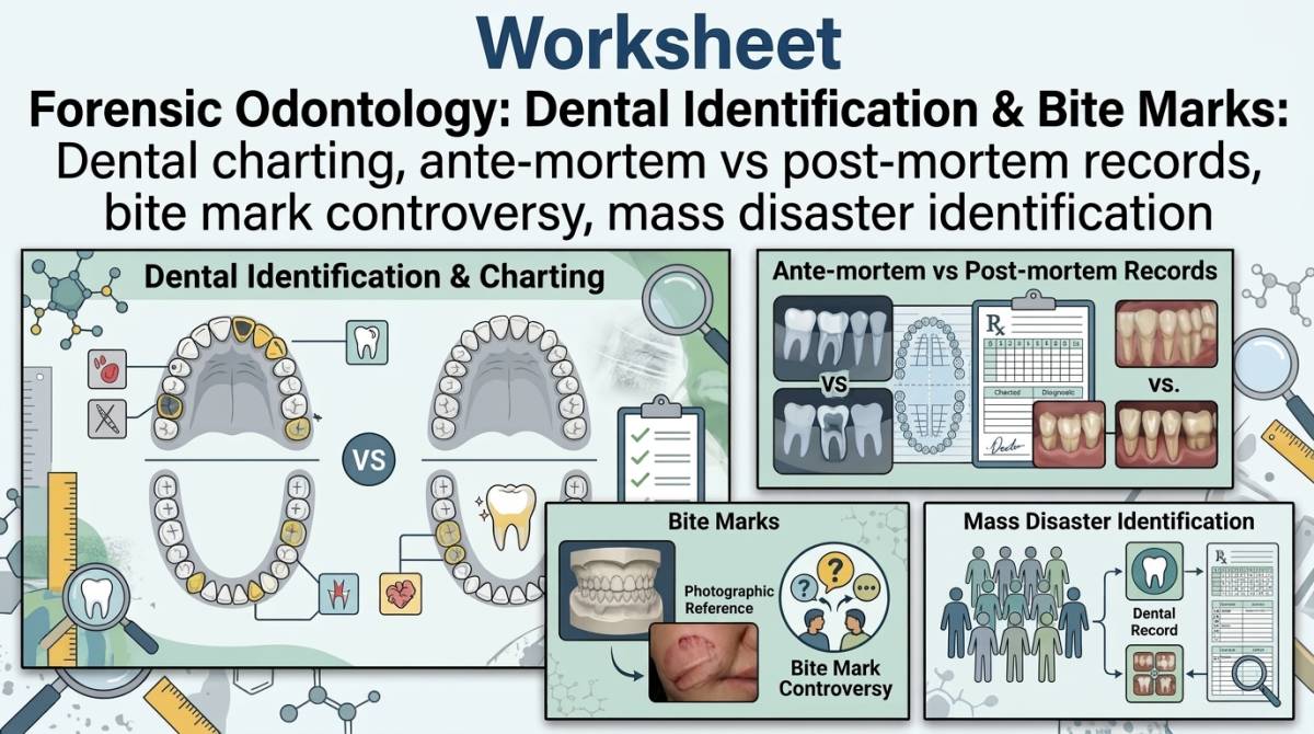 Forensic Odontology: Dental Identification & Bite Marks preview