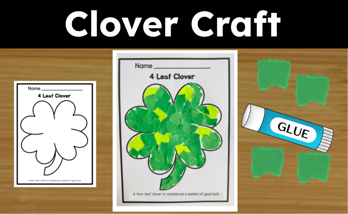 An educational teaching resource from CraftEdPrints entitled Four-leaf Clover St. Patricks Day downloadable at Teach Simple.