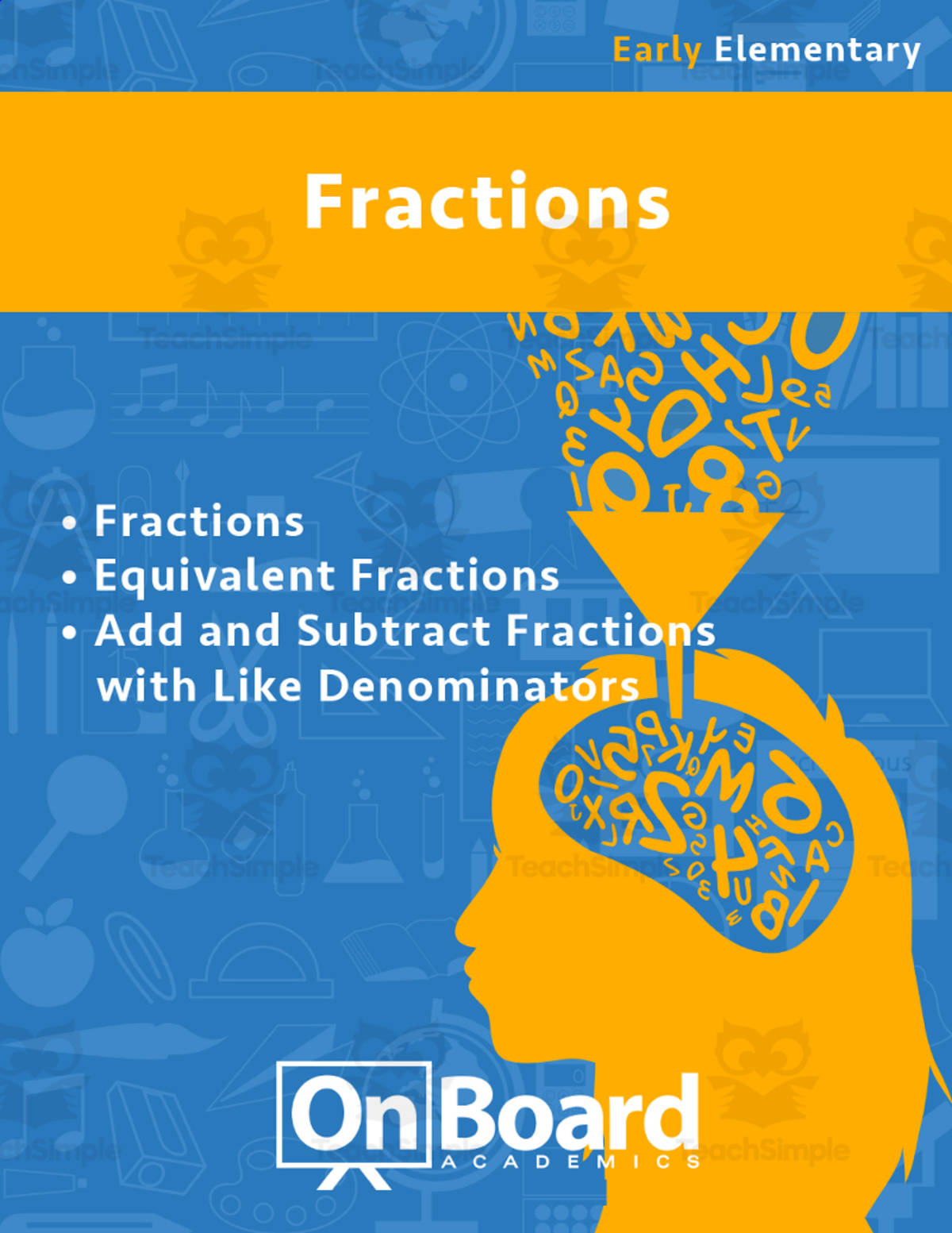 An educational teaching resource from Classroom Complete Press entitled Fractions | Academic Workbook for 3rd Grade downloadable at Teach Simple.