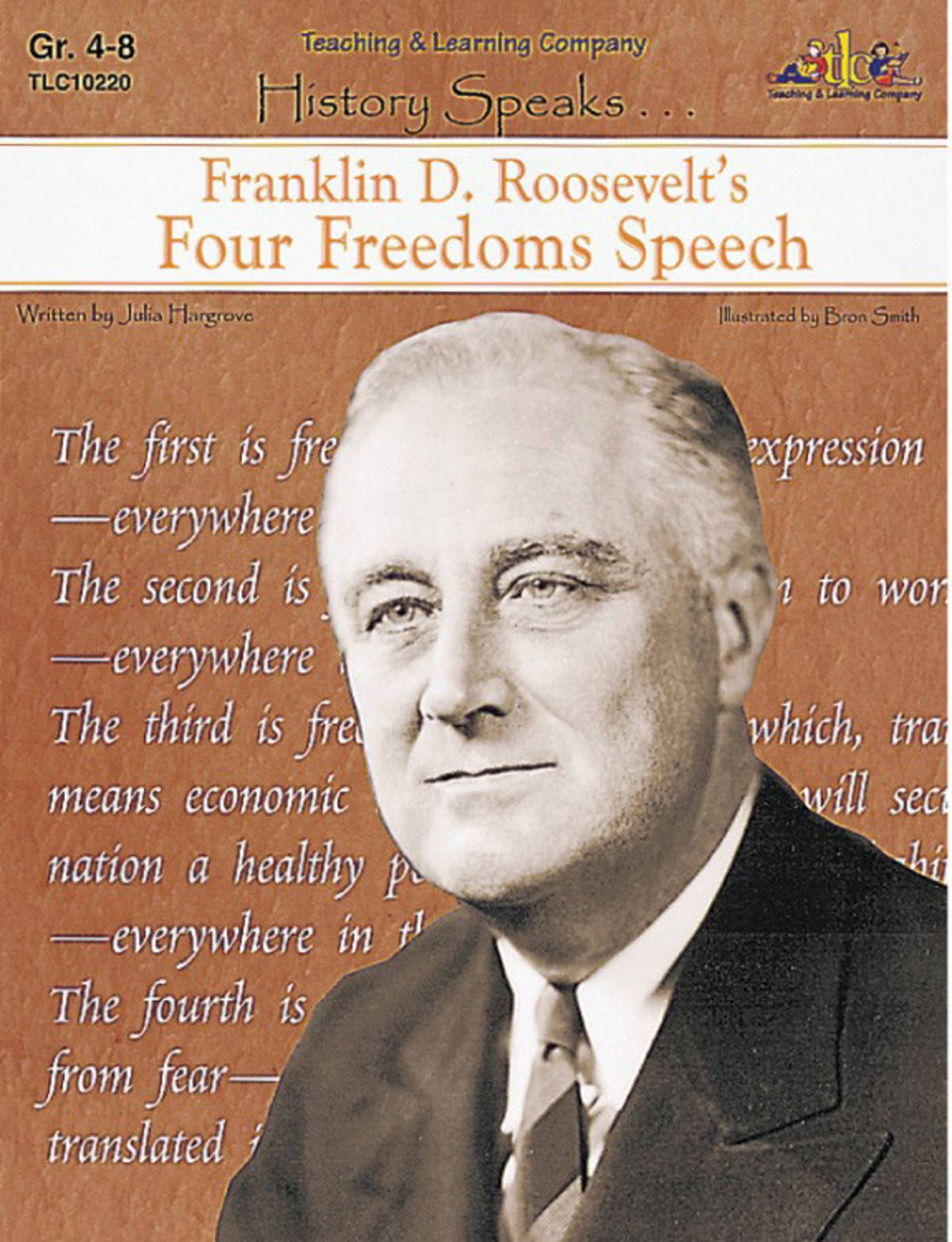 An educational teaching resource from Classroom Complete Press entitled Franklin D. Roosevelt's Four Freedoms Speech: History Speaks . . . downloadable at Teach Simple.