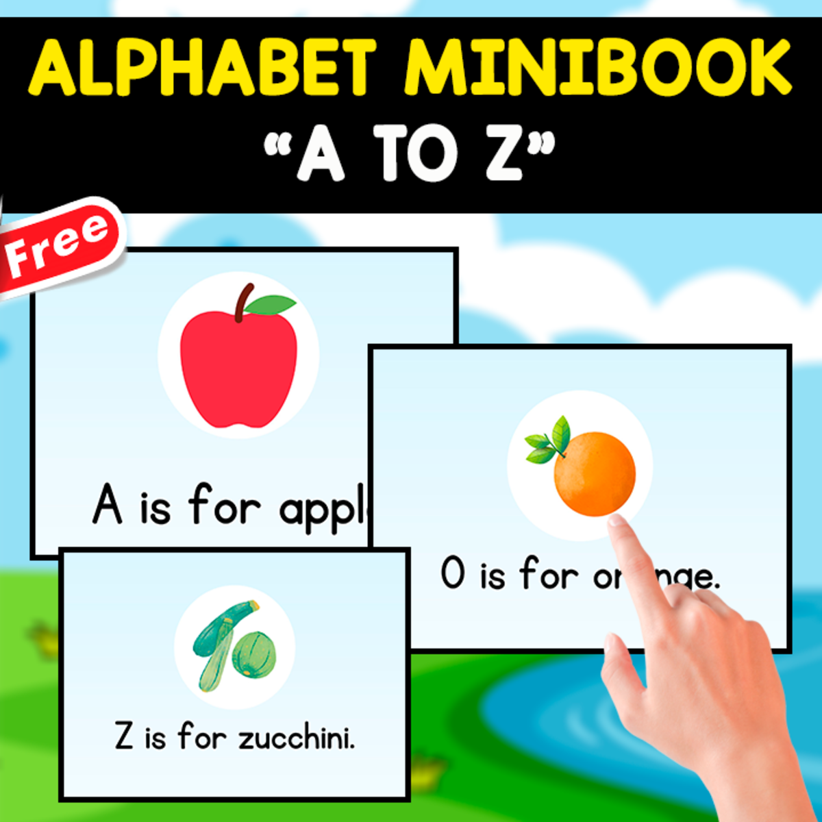 An educational teaching resource from EDITORIAL LAURA EDUCA entitled FREE ALPHABET MINIBOOK | NAME'S OF FOOD downloadable at Teach Simple.