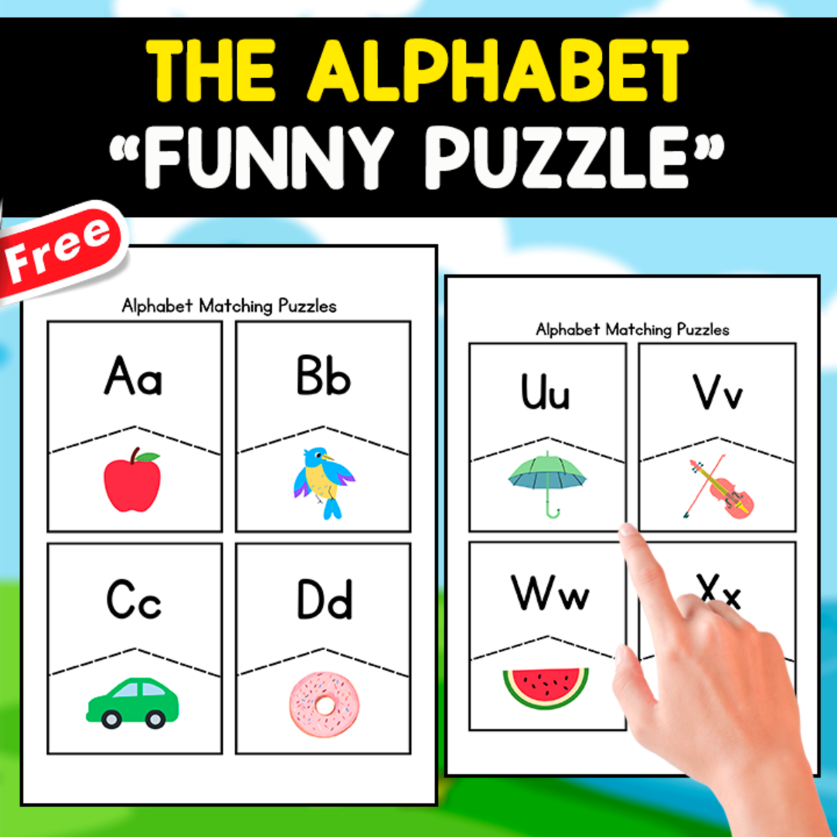 An educational teaching resource from EDITORIAL LAURA EDUCA entitled FREE ALPHABET PUZZLE | GAME FOR KIDS downloadable at Teach Simple.
