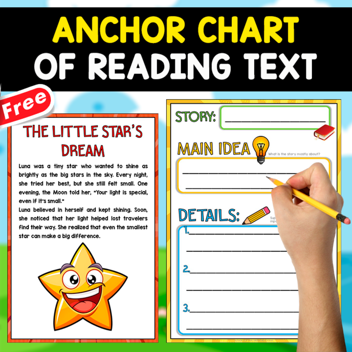 An educational teaching resource from EDITORIAL LAURA EDUCA entitled FREE ANCHOR CHART OF READING | THE START downloadable at Teach Simple.