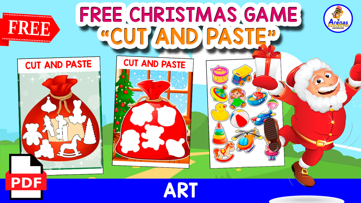 An educational teaching resource from EDITORIAL LAURA EDUCA entitled FREE CHRISTMAS ACTIVITY | CUT AND PASTE downloadable at Teach Simple.