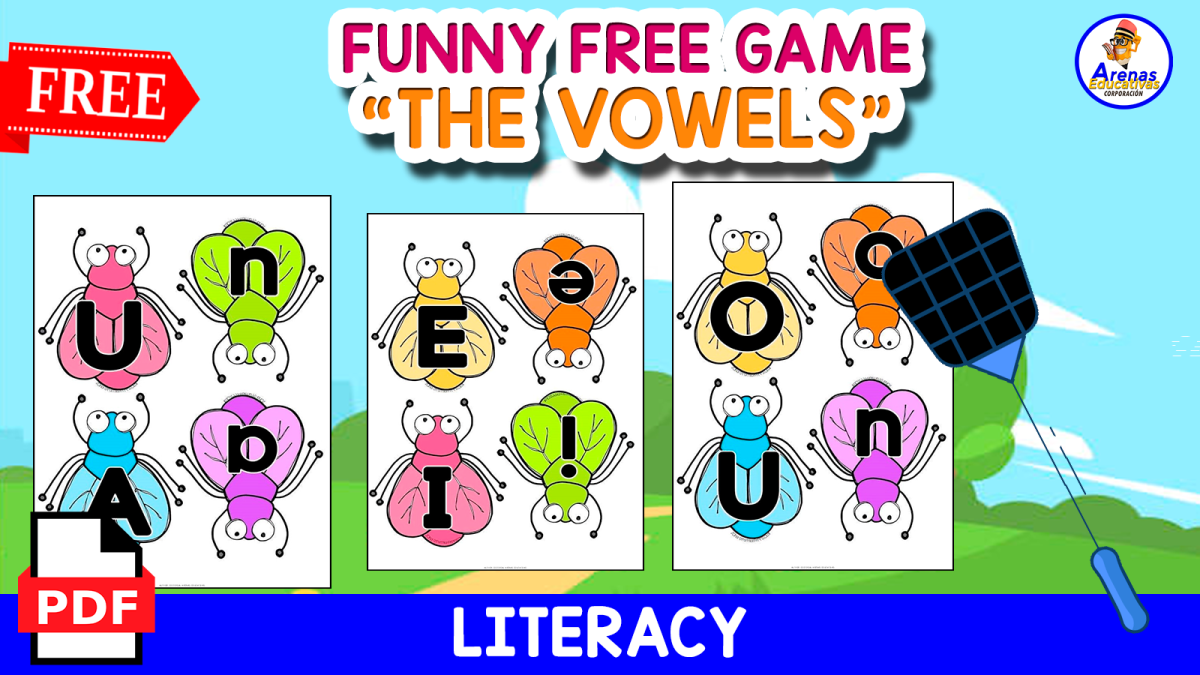 An educational teaching resource from EDITORIAL LAURA EDUCA entitled FREE GAME | THE VOWELS downloadable at Teach Simple.