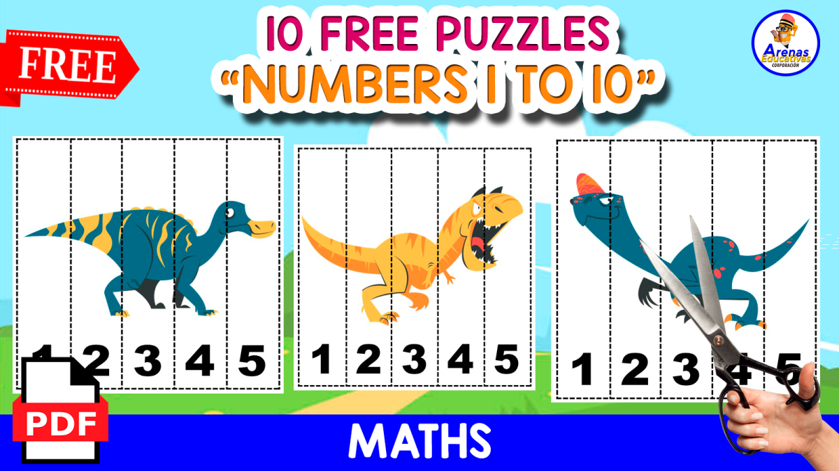 An educational teaching resource from EDITORIAL LAURA EDUCA entitled FREE MATH RESOURCE | NUMBERS 1 TO 5 downloadable at Teach Simple.