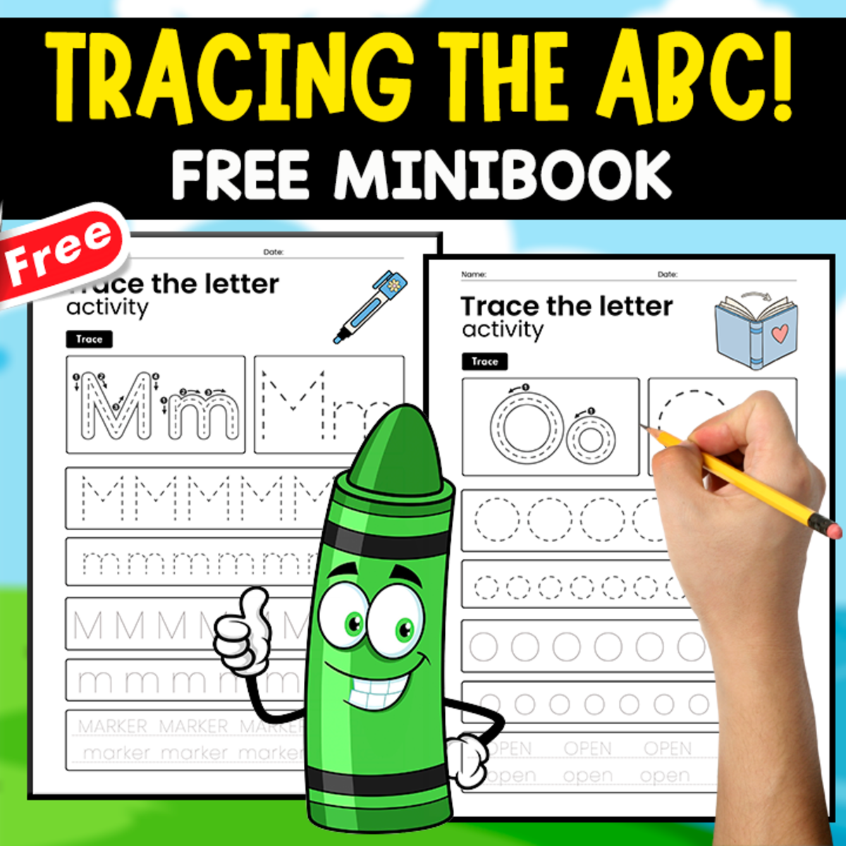 An educational teaching resource from EDITORIAL LAURA EDUCA entitled FREE MINIBOOK FOR KIDS! TRACING THE ALPHABET downloadable at Teach Simple.