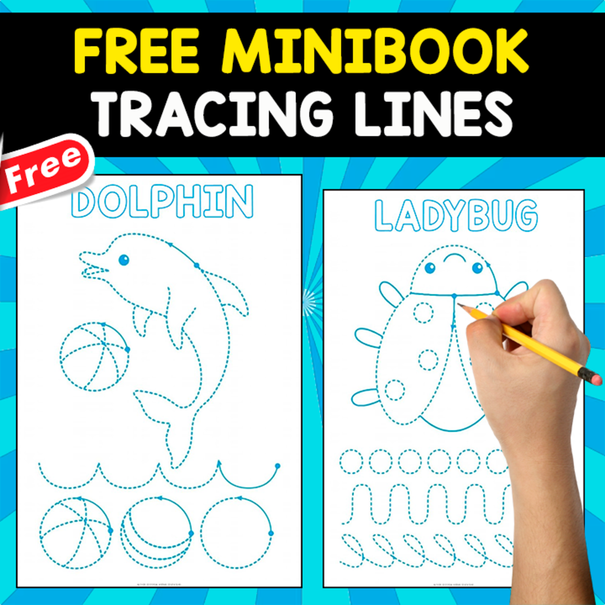 An educational teaching resource from EDITORIAL LAURA EDUCA entitled FREE MINIBOOK FOR TRACING LINES | 10 PAGES downloadable at Teach Simple.