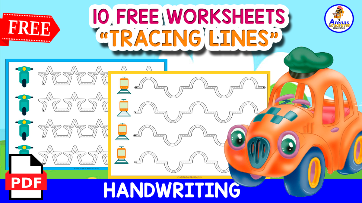 An educational teaching resource from EDITORIAL LAURA EDUCA entitled FREE MINIBOOK FOR TRACING LINES | Cars Themed for KIDS downloadable at Teach Simple.